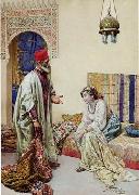 unknow artist, Arab or Arabic people and life. Orientalism oil paintings 573